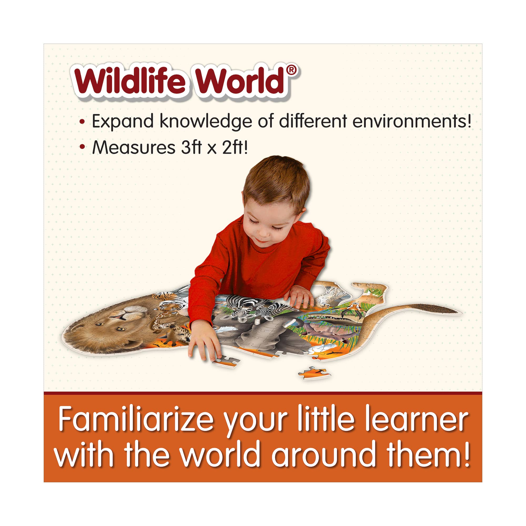 Wildlife World Puzzle - Safari: 200 Pcs